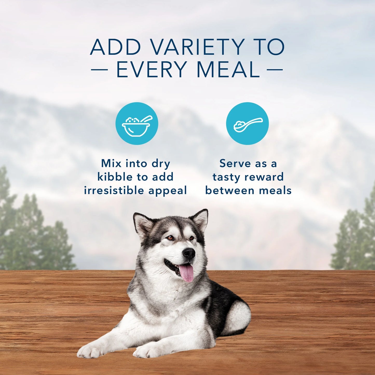 Wilderness Trail Toppers Wild Cuts High Protein Chunky Bites Beef & Chicken Wet Dog Food Variety Pack, Grain-Free, 3 Oz. Pouches (12 Pack)